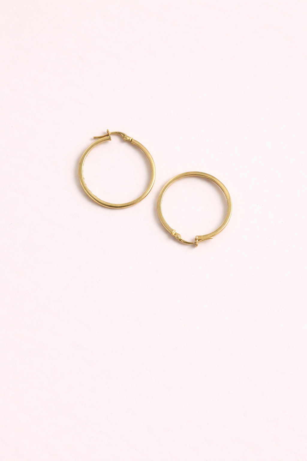 Classic Gold Fendi Loop Earrings